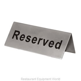Crown Brands RES-5/SS Tabletop Sign, Tent / Card