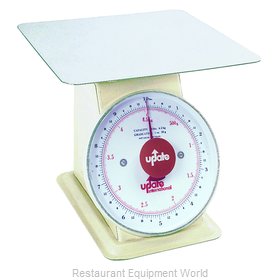 Update International UPS-820 20 Lb S/S Analog Portion Control Scale 