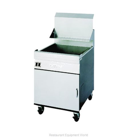 Dean 2424G Fryer, Floor Model, Gas, Full Pot