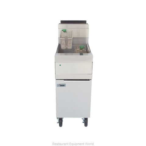 Dean D150G Fryer, Gas, Floor Model, Full Pot