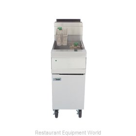 Dean D150G Fryer, Gas, Floor Model, Full Pot