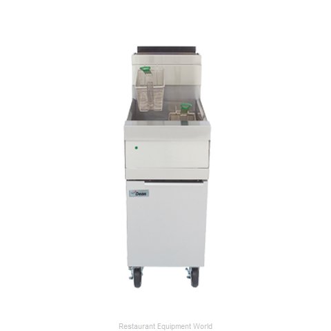 Dean D160G Fryer, Gas, Floor Model, Full Pot