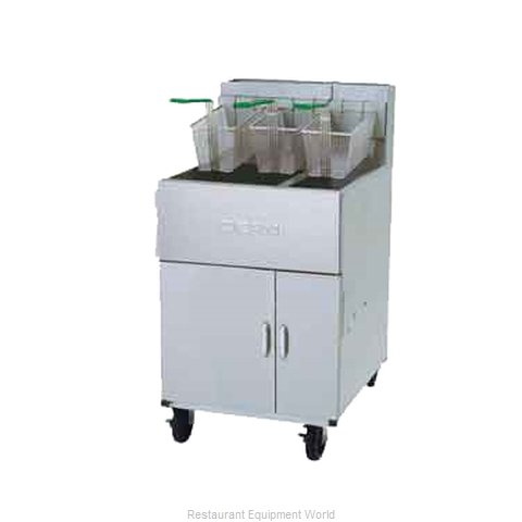 Dean SM5020G Fryer, Gas, Floor Model, Full Pot