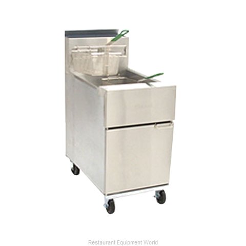 Dean SR162G Fryer, Gas, Floor Model, Full Pot