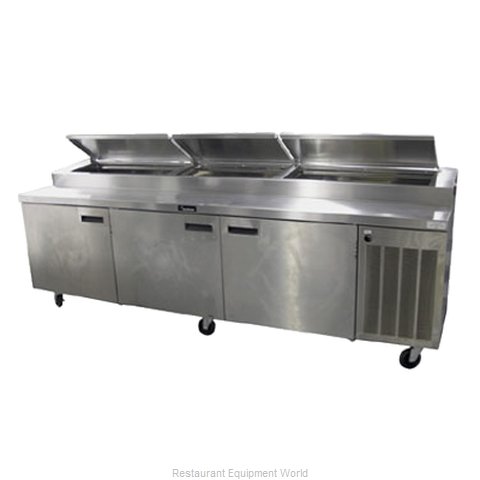 Delfield 186114PTBMP Refrigerated Counter, Pizza Prep Table (Magnified)