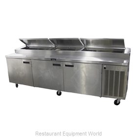 Delfield 186114PTBMP Refrigerated Counter, Pizza Prep Table