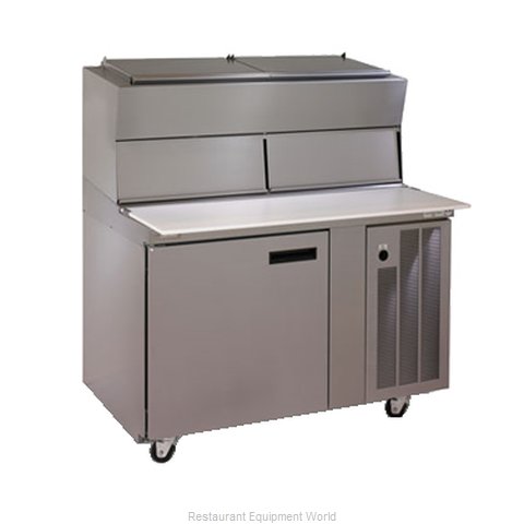 Delfield 18648PDL Pizza Prep Table Refrigerated