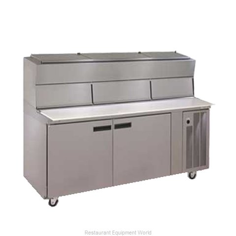 Delfield 18672PDLV Refrigerated Counter, Pizza Prep Table