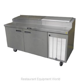 Delfield 18672PTBMP Refrigerated Counter, Pizza Prep Table