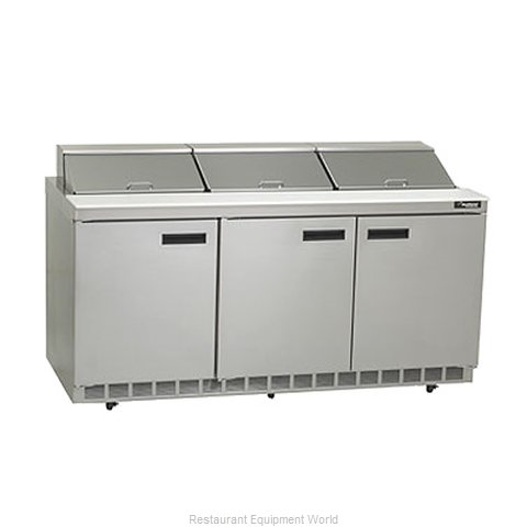 Delfield 4472N-18M Refrigerated Counter, Mega Top Sandwich / Salad Unit