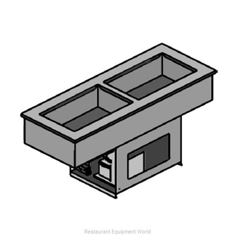 Delfield 8191-EFNP Cold Food Well Unit, Drop-In, Refrigerated