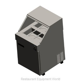 Delfield F18MC27-BSP Refrigerated Counter, Mega Top Sandwich / Salad Unit
