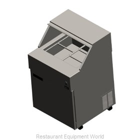 Delfield F18MC32-BSMP Refrigerated Counter, Mega Top Sandwich / Salad Unit