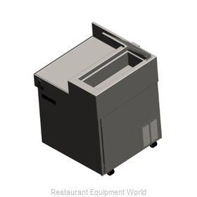 Delfield F18MC33-BLSNP Refrigerated Counter, Mega Top Sandwich / Salad Unit