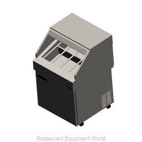 Delfield F18MC33-FSNP Refrigerated Counter, Mega Top Sandwich / Salad Unit