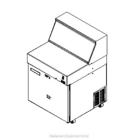 Delfield F18SC32-FSP Refrigerated Counter, Sandwich / Salad Top