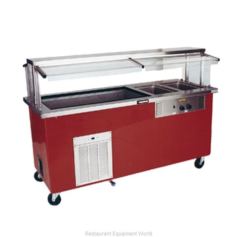 Delfield KH3CR-96-BP Serving Counter, Hot & Cold