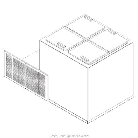 Delfield MFSC-31 Dispenser Packaged Milk Cooler