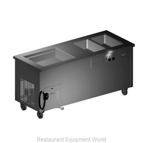 Delfield SH2CR-74-BP Serving Counter, Hot & Cold