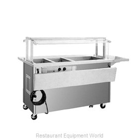 Delfield SH2CR-96-BP Serving Counter, Hot & Cold