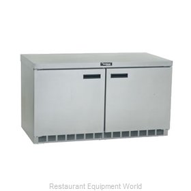 Delfield UC4460N Reach-in Undercounter Refrigerator 2 section
