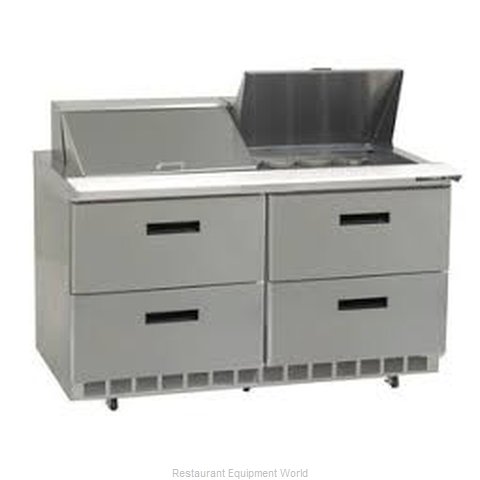 Delfield UCD4460N-24M Refrigerated Counter, Mega Top Sandwich / Salad Unit