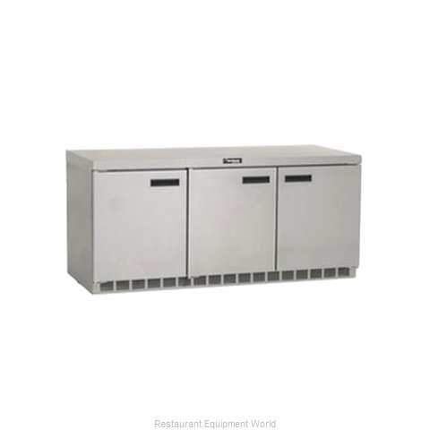 Delfield UCD4472N Reach-in Undercounter Refrigerator 3 section