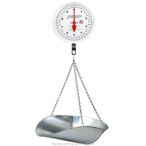 Detecto MCS-40F Hanging Scale with Stainless Pan