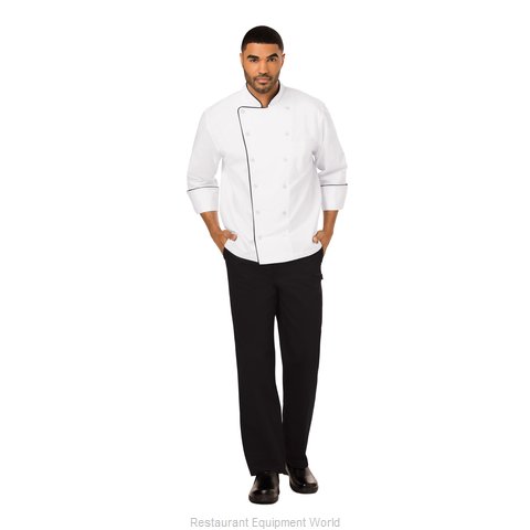 Dickies Chef DC42B-WTBK-XL Chef's Coat