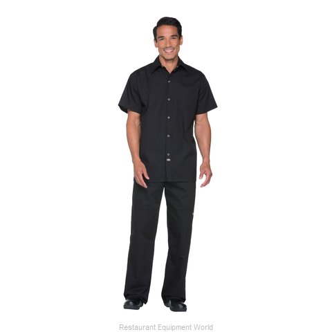 Dickies Chef DC60-BLK-2XL Cook's Shirt