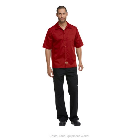 Dickies Chef DC61-RED-5XL Cook's Shirt