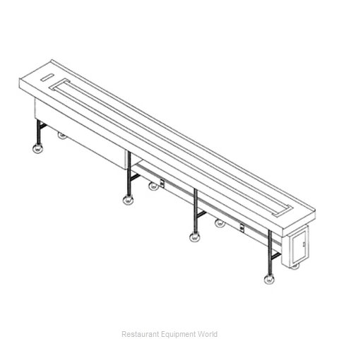 Dinex DXIESB18 Conveyor, Tray Make-Up (Magnified)