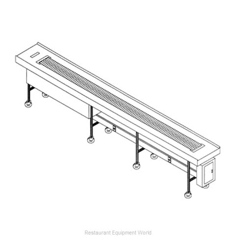 Dinex DXIESSB20 Conveyor, Tray Make-Up (Magnified)