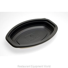 Dinex DXMW912PBLK Disposable Take Out Container