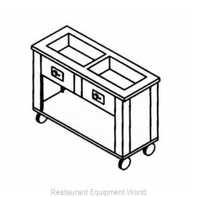 Dinex DXP2HFSL Serving Counter, Hot Food, Electric