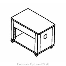 Dinex DXP2STSL Serving Counter, Utility