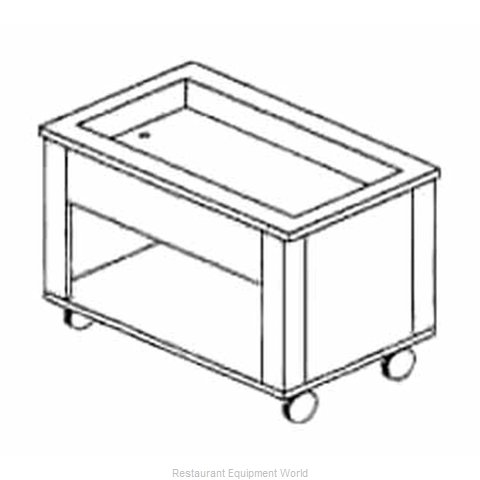 Dinex DXP3HCI Serving Counter, Hot & Cold