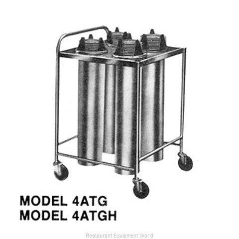 Dinex DXP4ATG8 Dispenser, Plate Dish, Mobile