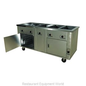 Dinex DXP4HFHIB Serving Counter, Hot Food, Electric