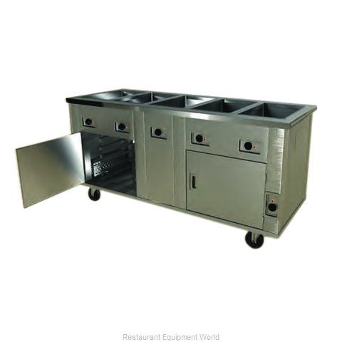 Dinex DXP5HFHIB Serving Counter, Hot Food, Electric