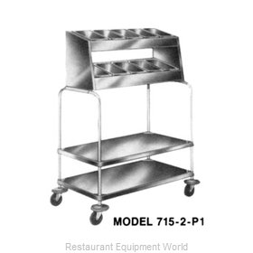 Dinex DXP7152P5 Flatware & Tray Cart