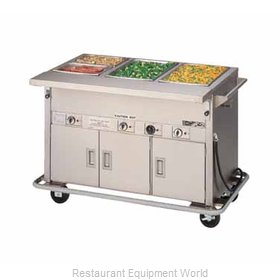 Dinex DXPDME4PTSB Serving Counter, Hot Food, Electric