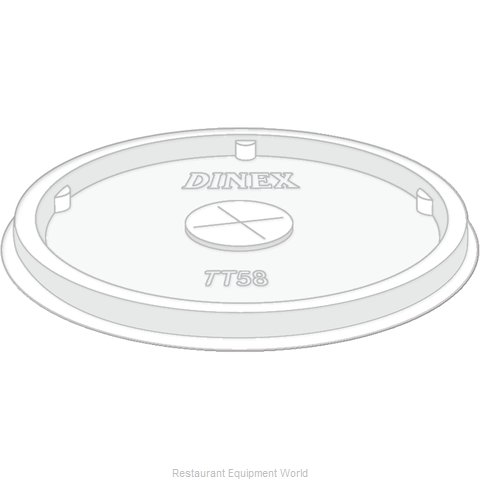 Dinex DXTT58 Disposable Cup Lids