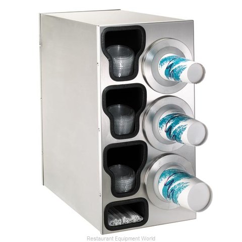 Dispense-Rite BFL-C-3RSS Cup Dispensers, Countertop