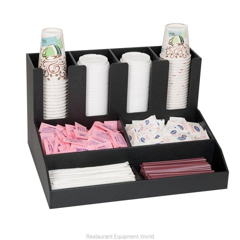 Dispense-Rite CLCO-4BT Condiment Caddy, Countertop Organizer
