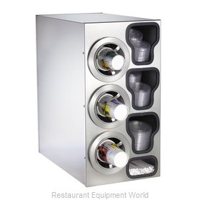 Dispense-Rite CTC-C-3LSS Cup Dispensers, Countertop