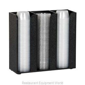 Dispense-Rite CTCO-3BT Cup & Lid Organizer