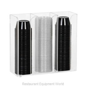 Dispense-Rite CTCO-3CL Cup & Lid Organizer