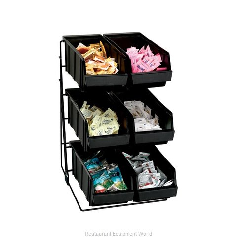 Dispense-Rite WR-COND-6 Condiment Organizer Bin Rack