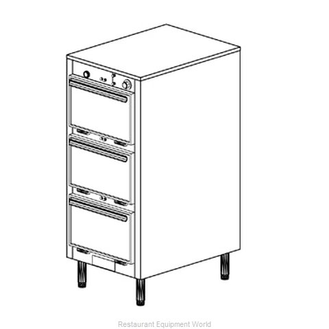 Duke 1303P Thermal Container, Free-Standing Pass-Thru